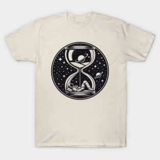 Astronaut Sleeping In An Hourglass T-Shirt